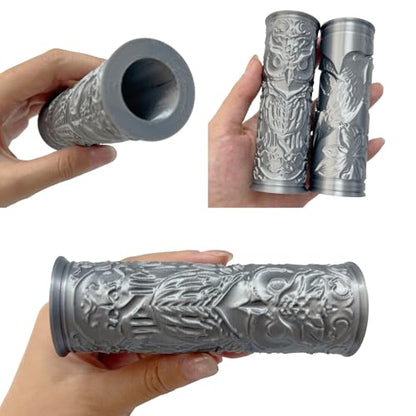 Pottery Clay Owl Texture Roller,Polymer Molding Art Hand Rollers Tools,Embossing Pattern Rolling Pins for DIY Crafts Making,4.1 Inches,Owl,1 Piece - color: Owl