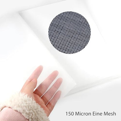 100 Mesh Paint Nylon Mesh Filter Woven Net Sheet Filter Cloth for Paint | Multi Purpose Filter Fabric for Paint Spraying, Home Brewing & Handmade Craft