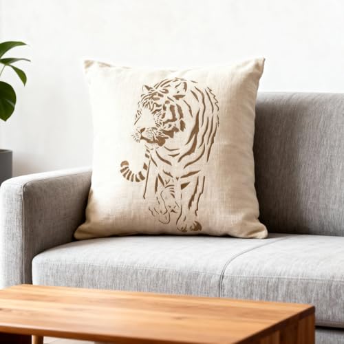 TIAMECH A4 Reusable Awesome Tiger Stencil for Painting - style: Awesome Tiger