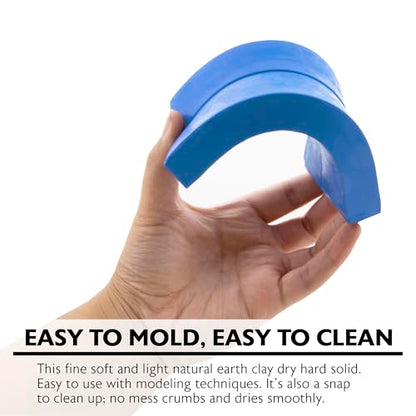 BAZIC Products Blue Modeling Clay, 1 lb - color: Blue, size: 1-Pack