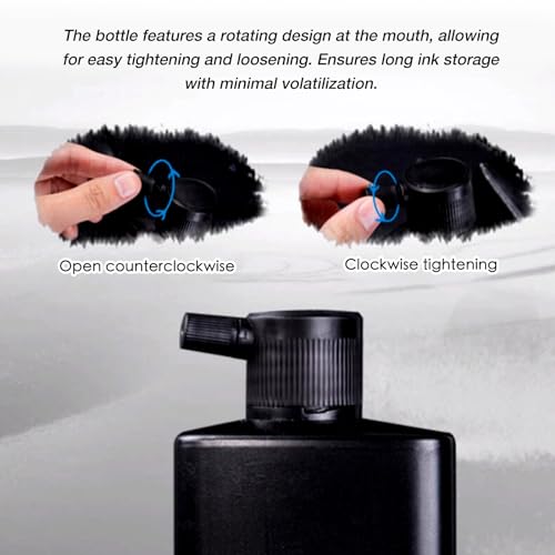 250 ML/8.8 OZ Calligraphy and Sumi Liquid Ink - Versatile Elegance for Chinese Traditional Art Works and Japanese Brush Art