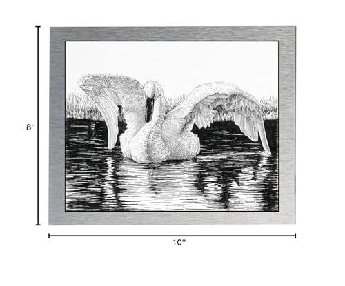 AlumaComp Aluminum Archival Painting & Mounting Panel, 8x10, Double-Sided, 100% Archival, Acid-Free, 4mm Thick, for All Media - Ideal for Professional Photographers, Fine Artists, Graphic Artists - size: 8"x10"