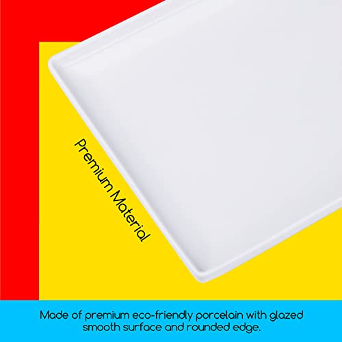MEEDEN Ceramic Paint Palette: Artist Palette Mixing Tray, 10" X 6.3"