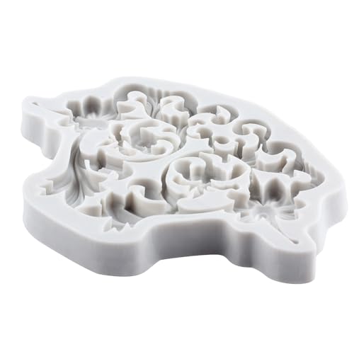 Baroque Relief Polymer Clay Mold Relief Flower Silicone Molds | DIY Craft Epoxy Resin Casting Polymer Clay Tools Crafts Air Dry Jewelry Making - color: Style L