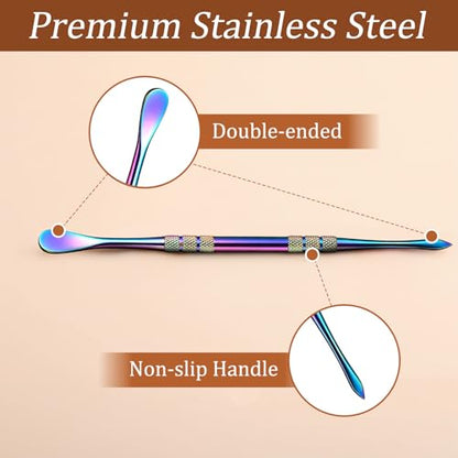 5 Pc Carving Tool for Wax Wood Sculpting Modeling Tool Kit Sculpting Tool | Stainless Steel, Double-Ended, Sculpture Spoon Tool, Carving Kit, Sculpture Supplies, for Clay Pottery, Carve Sculptures Wax