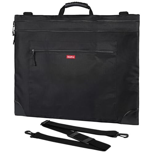 Nicpro Light Weight Art Portfolio Bag, 20" x 26" Art Canvas Portfolio Case - size: 20 x 26 inches