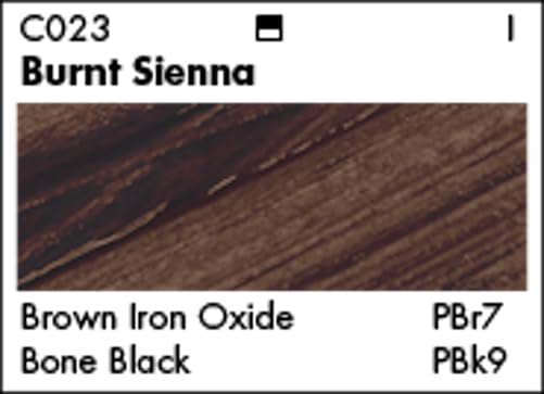 Grumbacher Academy Acrylic Paint, Gloss, 90ml/3 oz Metal Tube, Burnt Sienna - color: Burnt Sienna
