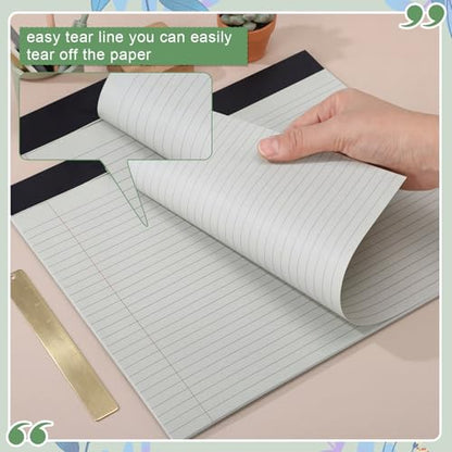 Lincia 6 Pcs Legal Pads Landscape Notebook, Aesthetic Color - color: Aesthetic Color