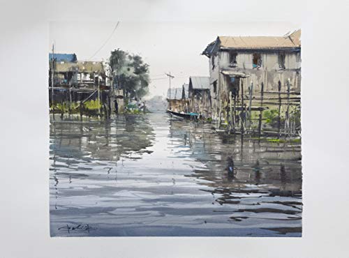 Escoda | Watercolour | Artist Set Pablo Rubén | Size 12,14,14 | 3 Brushes | Synthetic White Toray + Tendo | Round Pointed + Round mop + mottler - color: White/Brown/Black, size: Artist Set