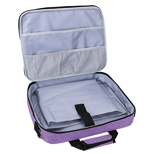 LUXJA Carrying Bag for A4 Light Pad and Diamond Painting Tools, Purple | Protective Case for Diamond Painting Light Box and Accessories, Bag Only - color: Purple