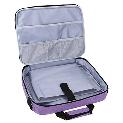 LUXJA Carrying Bag for A4 Light Pad and Diamond Painting Tools, Purple | Protective Case for Diamond Painting Light Box and Accessories, Bag Only - color: Purple