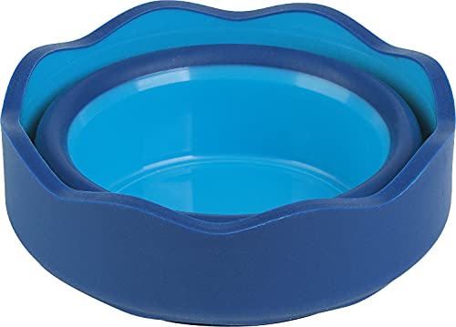 Faber Castell Plastic Click and Go Water Cup, Blue - color: Blue