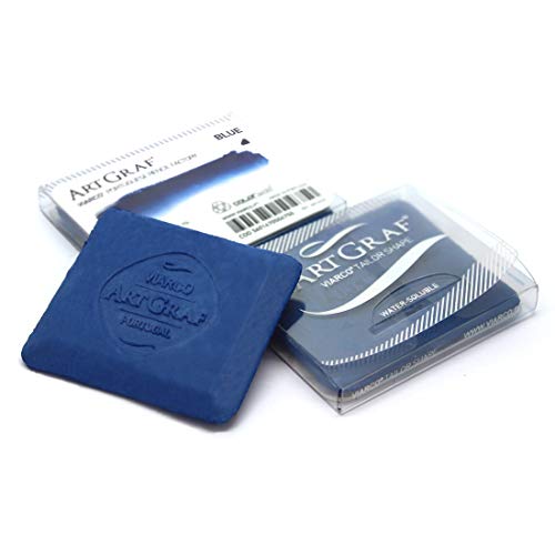 Art Graf Water-Soluble Tailors Chalk Square Disc, Blue - color: Blue