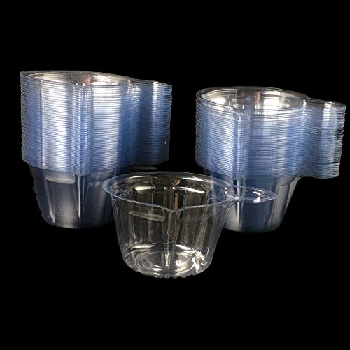 120Pcs 40ml Disposable Plastic Resin Mixing Cups Multipurpose Dispensing Cup for Mixing Paint, Epoxy, Jewelry Making, Resin Crafts DIY (Clear)