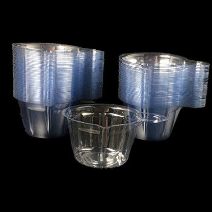 120Pcs 40ml Disposable Plastic Resin Mixing Cups Multipurpose Dispensing Cup for Mixing Paint, Epoxy, Jewelry Making, Resin Crafts DIY (Clear)
