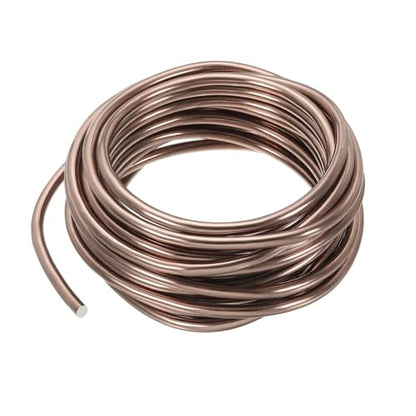 PATIKIL Bonsai Training Wire 5mm x 15ft Anodized Aluminum Brown - color: Brown, size: 5 mm x 4.6 m