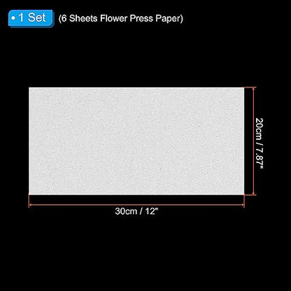 PATIKIL 12"x8"x0.2" Foam Handicraft Sheets, 1 Set/6 Sheet Soft Crafting Sponge Foam Paper Set for DIY Flower Press Art Handicraft, White - size: 12" x 6"