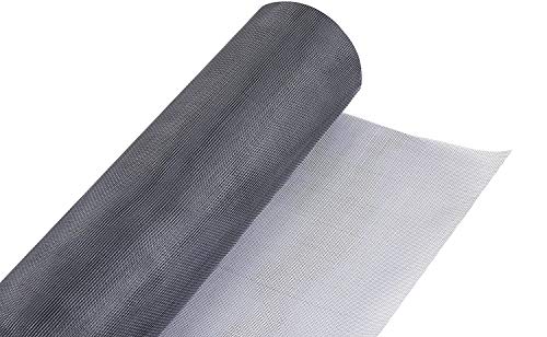 Fiberglass Screen Roll 36" x 100' A Continuous Roll UV Protection Install and Repair Door and Window Screen (36" x 100’, Sliver Grey) - color: Sliver Grey, size: 36" x 100'