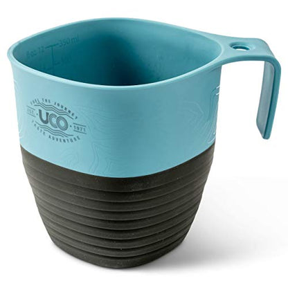 UCO Collapsible Camp Cup for Camping, Backpacking, and Hiking, 12 Ounces - color: Classic Blue