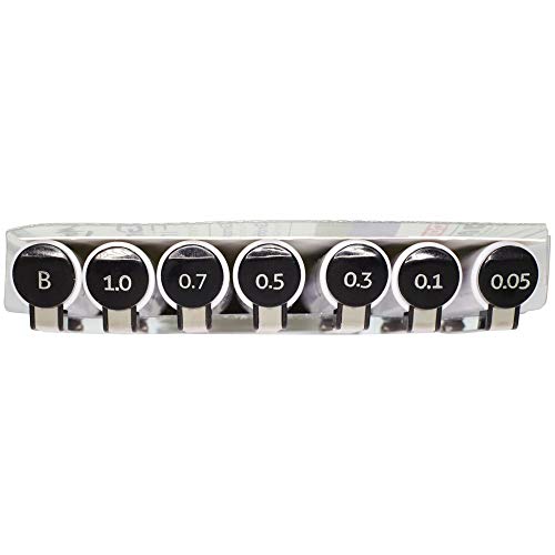 Graphic Fineliners Pens, Premium set of 7, pen0005