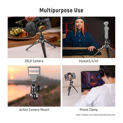 NEEWER Mini Metal Table Tripod with 360° Ball Head, TP29 - style: TP29