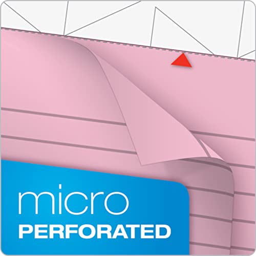 TOPS 5 x 8 Legal Pads, 6 Pack, Prism Brand, 2 Pink/2 Blue/2 Purple, Narrow Ruled, 50 Sheets Per Writing Pad, Made in USA (63016) - size: 5" x 8"