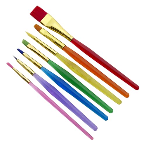 Cra-Z-Art Artist Brushes, Assorted Sizes Blist Carded, 7 Count
