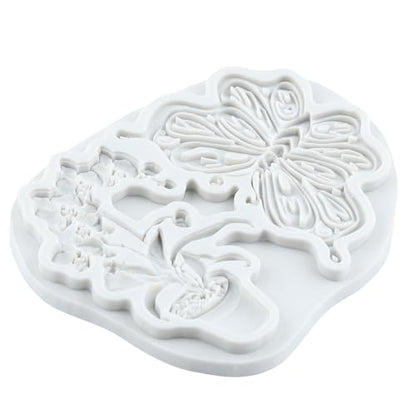 Butterfly Flower Polymer Clay Mold Butterfly Orchid Silicone Molds - color: Style G