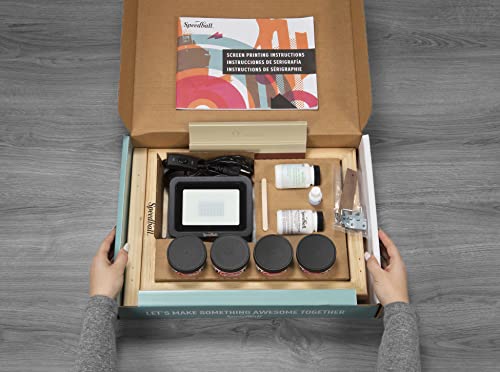 Speedball Advanced All in One Screen Printing Kit + 6 Color Ink Starter Set