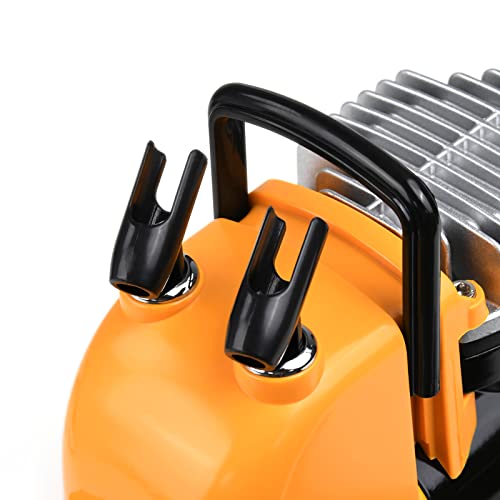 MEEDEN Airbrush Compressor Kit - 1/5 HP Quiet Air Compressor for Model Painting with 6 Feet Hose - color: Single - Yellow