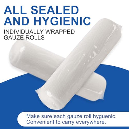 Navona Gauze Rolls 30 Pack, 4 in x 4.1 Yards - color: Pack of 30