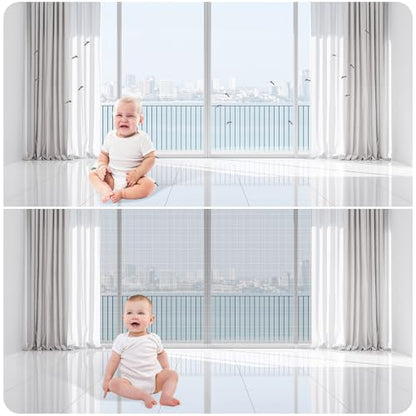 48"x102" Windows Screen Mesh,Fiberglass Window Screen Mesh, Screen Door Mesh, Windows Screens and Screen Door Replacement, Patio Screen Mesh