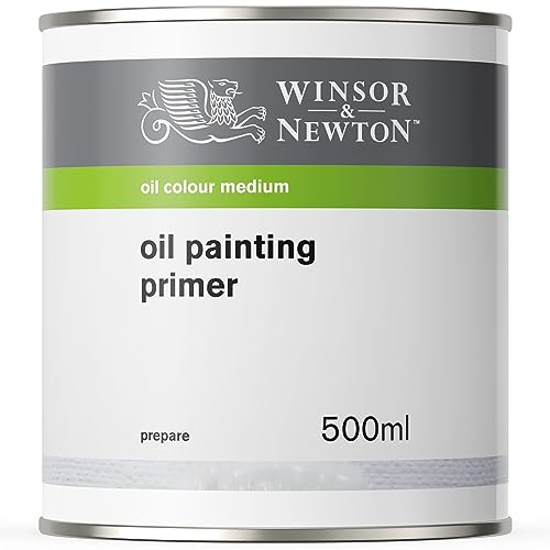 Winsor & Newton Oil Painting Primer, 500ml (16.9-oz) Tin - color: Oil Painting Primer, style: 16.9-oz Bottle