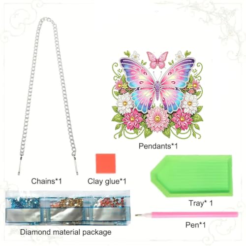 RYMILIE Hanging Diamond Art Painting Kits for Adults Butterfly - color: DP05184