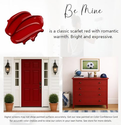 ALL-IN-ONE Paint by Heirloom Traditions, Be Mine, Gallon - color: Be Mine, size: 128 Fl Oz (Pack of 1)