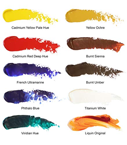 Winsor & Newton Winton Oil Color Paint, Studio Set, 10 x 37ml Tubes, Blue,Red,White, 12 Piece Set - style: Studio Set - 12 Pieces