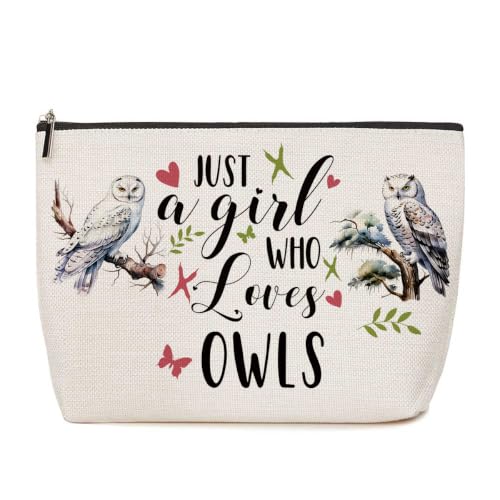 Lovdazzles Owl Gifts for Girls Makeup Bag Funny Animal Cosmetic Bag - color: Multicolor 1760
