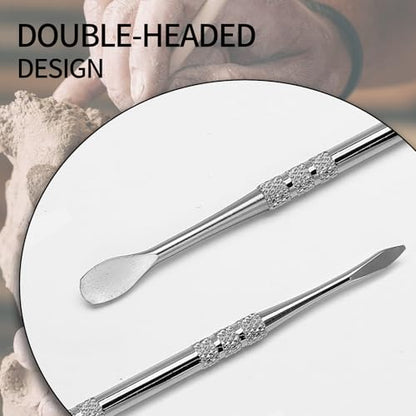suiwotin 3PCS Wax Carving Tools, Charcoal Grey - color: Charcoal - 3PCS