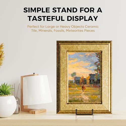 TR-LIFE 14 Inch Heavy Duty Plate Stand (2 Pack) - Metal Display Easel for Large Plates, Platters, Picture Frames, Signs, and Posters - size: 14 Inch