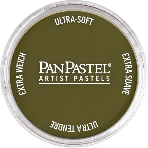 PanPastel Artist Pastels by GOLDEN, Yellow Oxide Extra Dark, 2.44” / 62mm Pan Diameter, Professional Artist Pastels, Unique Pan Format (cake-like) - color: Yellow Ochre Extra Dark, size: 9 ml (Pack of 1)