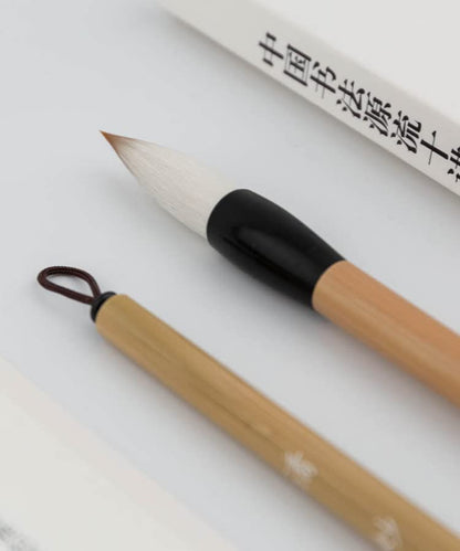 Chinese Calligraphy Brushed, Chinese Brush, QingMiao Weasel Hair Chinese Brush set, Chinese ink brush for Script 2-10cm, Suitable for Regular Script, Running Script and Cursive (Qing Miao S M L 3/pk) - color: 1001. QingMiao SML 3/pk