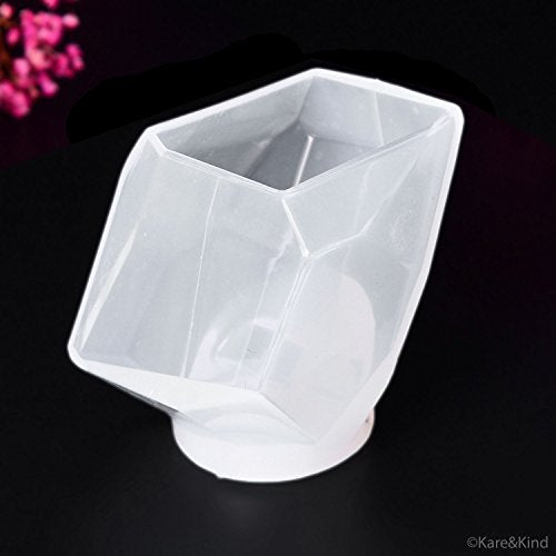 Polymer Clay/Resin Epoxy Molds - DIY 'Quartz Crystal' Kit - Set of 3 Silicone Shapes - Create Your Own Clear or Opaque Crystal Shaped Objects - Easy to Remove After Molding - Soft, Durable, Reusable