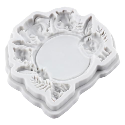 Animal Polymer Clay Mold Lion Elephant Giraffe Silicone Molds - color: Style I