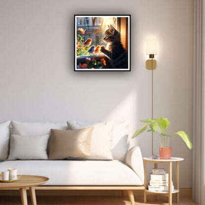 hill froeistung Cat Diamond Art Kits for Adults,Beginners - color: HF-A158