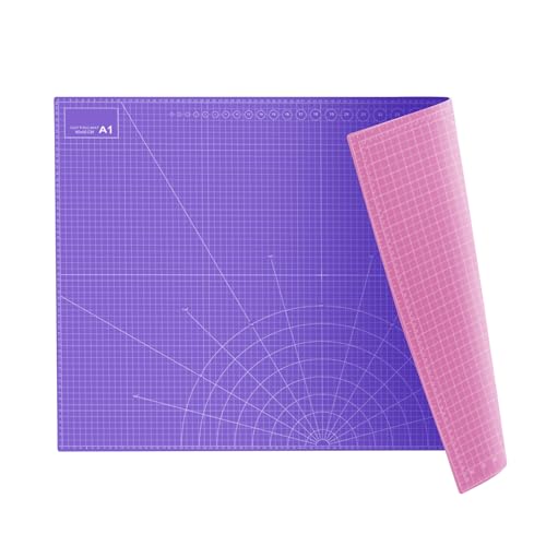 35" x 23" Self Healing PVC Cutting Mat, A1-Pink or Purple - color: A1-Pink or Purple
