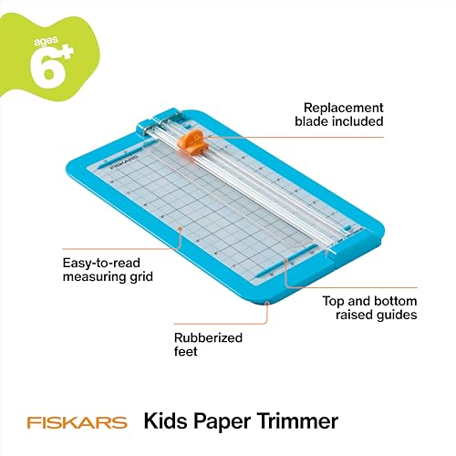 Fiskars 7" x 11.5" Kids Junior Paper Trimmer for Crafts & School Projects - style: Jr Paper Trimmer