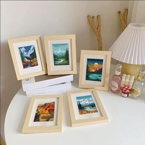 National Park Small Diamond Art Kits for Adults, 12 Pcs , 6.7x8.3 Inch - color: National Park