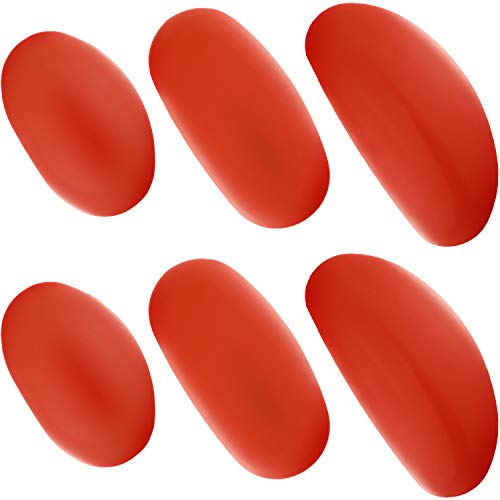 WILLBOND 6 Pcs Soft Pottery Rubber Rib for Clay Ceramic Ribs Tool for Smooth Finishing Sculpting and Removing Finger Marks, 3 Different Sizes
