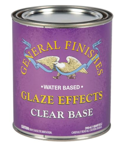 General Finishes Water Based Glaze Effects, 1 Quart, Clear Base - color: Clear, size: 32 Fl Oz (Pack of 1)
