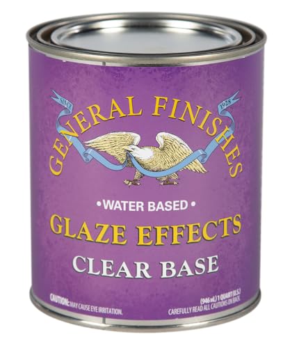 General Finishes Water Based Glaze Effects, 1 Quart, Clear Base - color: Clear, size: 32 Fl Oz (Pack of 1)